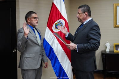 Mauricio Batalla Otárola, fungió como ministro del MOPT, entre marzo de 2023 y enero de 2024. Archivo CRH/Casa Presidencial