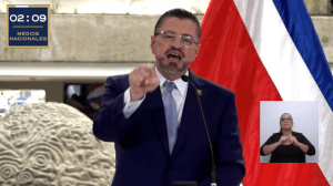 Rodrigo Chaves, presidente de la República. (CRH).