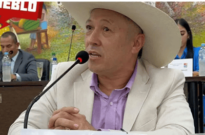 Jhon Fredy Gil, político asesinado en Colombia.