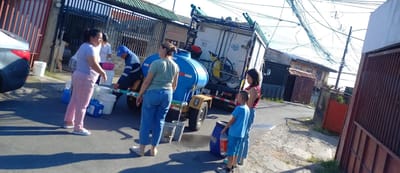 Este viernes, vecinos de San Francisco de Coronado reportaron tener 4 días consecutivos con cortes de agua.