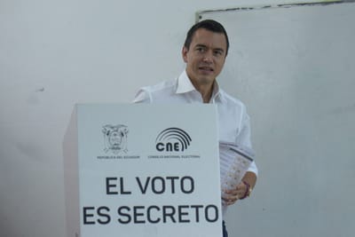 Daniel Noboa, presidente de Ecuador. (Foto AFP)