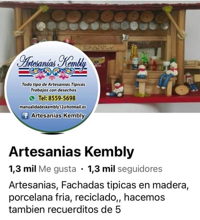 Página de facebook del emprendimiento de doña Sandra.