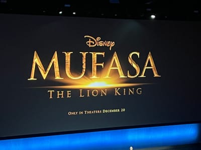 "Mufasa: El Rey León" en CinemaCon. (Imagen tomada de Twitter)