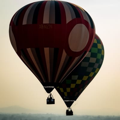 Paseo en globo en Teotihuacán