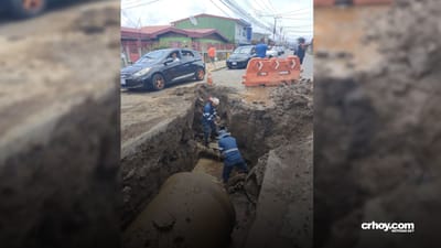 Cortes de agua por fuga se mantendrán hasta las 7:00 p.m.