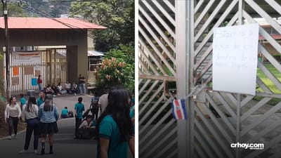 Estudiantes de dos centros educativos están sin clases por manifestaciones