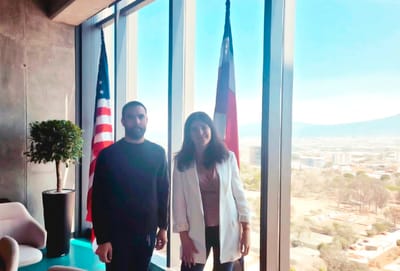 Daniel Chaves, vicepresidente y Carolina Taborda, gerente general del Cybersec Cluster