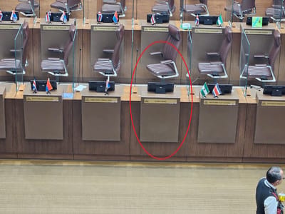 Esa será la nueva curul de la diputada Navas. Foto: CRH.