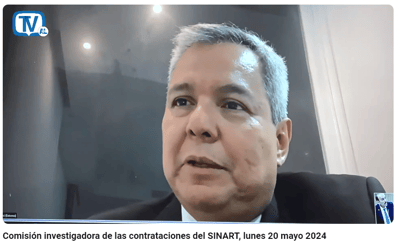 Dante Mossi, expresidente del BCIE, en audiencia virtual con los diputados.