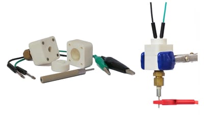 Sensor de diamante dopado con boro. Foto: UCR.