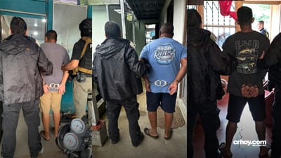 Detienen a 3 sospechosos de venta de droga en Parrita