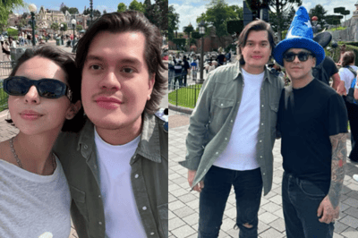 Ángela y Nodal se encuentran en Disney, París