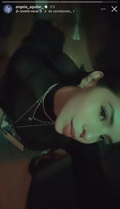 Ángela Aguilar a través de su cuenta de Instagram