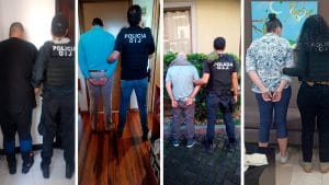 Caso Madre Patria dejó al menos 35 personas detenidas. Fotos: OIJ.