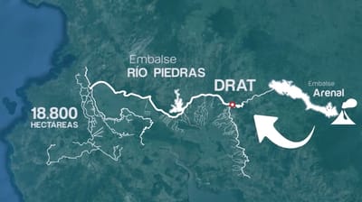Imagen que explica la ubicación de las obras en Guanacaste. Foto: Casa Presidencial