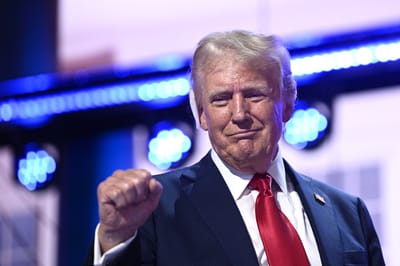 Donald Trump en la Convención Nacional Republicana. (Foto: Brendan Smialowski para AFP)