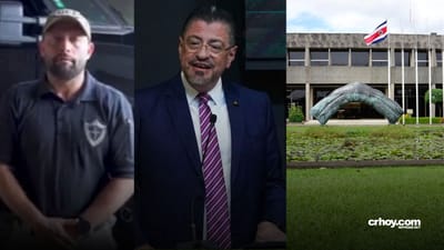 Jeffrey Cerdas Lobo y Rodrigo Chaves recibieron al empresario Allan Pacheco Dent en Casa Presidencial