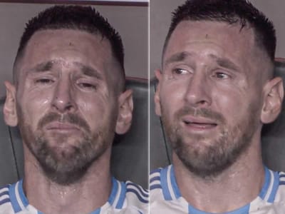 MESSI LLORA TRAS LESIÓN EN LA COPA AMÉRICA