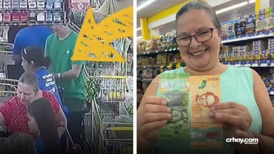 ¡Apareció la clienta! Supermercado entrega ₡30 mil a mujer que se le cayeron