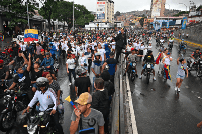Protestas en Venezuela por resultados de las elecciones presidenciales. (Foto: CNN)