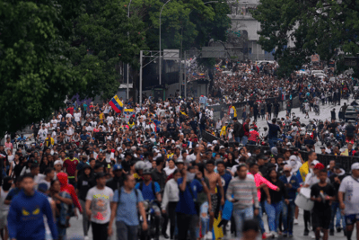 Protestas en Venezuela por fraude en elecciones presidenciales. (Foto: El País)