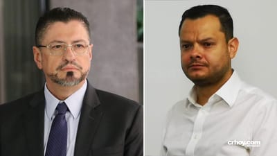 Rodrigo Chaves y Juan Carlos Hidalgo.