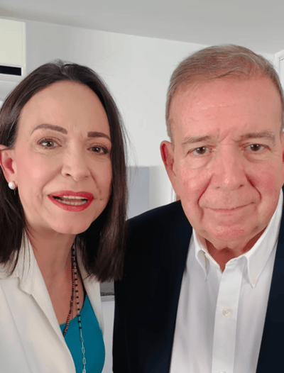 María Corina Machado y Edmundo González.