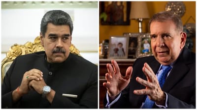 Nicolás Maduro (actual presidente de Venezuela) y Edmundo González (Opositor de maduro).