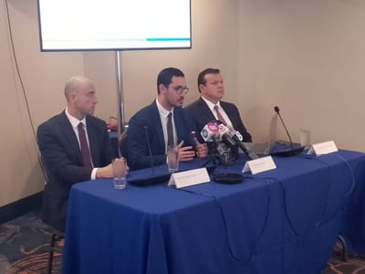 Arturo Rosal, Ricardo Carvajal y Alonso Elizondo. (CRH).