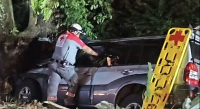 Accidente en Garabito. Imagen tomada del Facebook de "Noticias del Puerto"