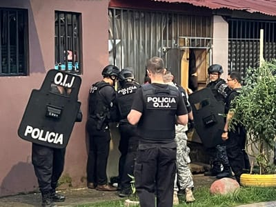 OIJ realiza 11 allanamientos para desarticular agrupación que en apariencia se dedica a la venta de droga