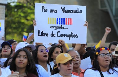 Manifestación en Venezuela/AFP