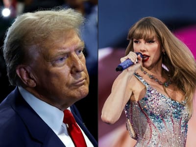 Donald Trump y Taylor Swift / AFP