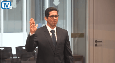 El auditor interno del Popular, Marco Antonio Chaves compareció ante los diputados este jueves.