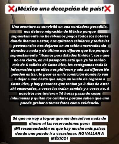 Tico dio a conocer su molestia a través de sus redes sociales.