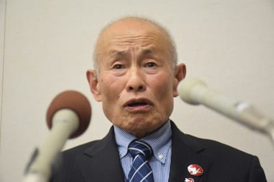 Tomoyuki Mimaki, director representante de Nihon Hidankyo. AFP