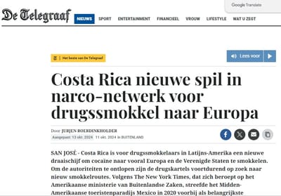 Publicación hecha por De Telegraaf el 11 de octubre de 2024. Captura de pantalla/CRH