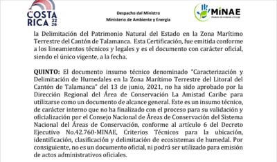 Decreto 09-2024 del ministro de Ambiente