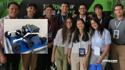 Estudiantes diseñan robot capaz de monitorear los volcanes activos