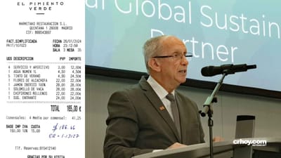 William Rodríguez, ministro de Turismo, viajó a Madrid en enero de 2024 para participar en la feria Fitur. CRH