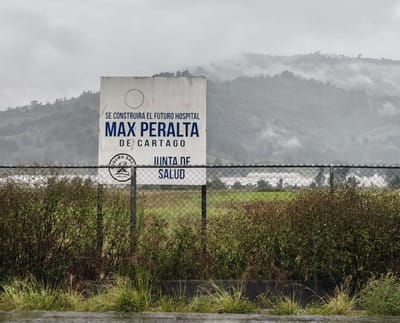 El terreno del nuevo hospital se ubica en El Guarco. Foto: CRH