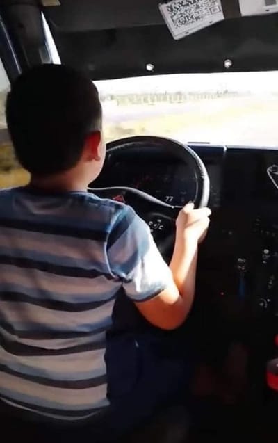 Jonathan es hijo de trailero con 30 años de experiencia