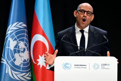 Jefe de la ONU para el clima, Simon Stiell (AFP)