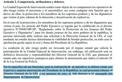 Artículo 2 del reglamento publicado este 21 de noviembre. Captura de pantalla/La Gaceta