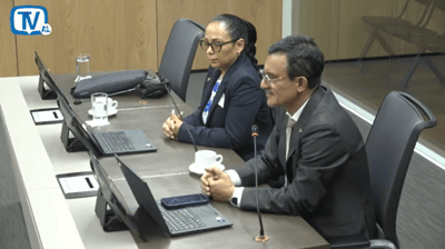 Kathya Villar y Henry Guevara, miembros del Consejo Directivo del Grupo ICE