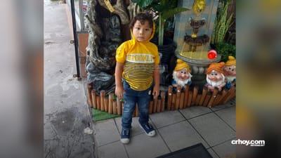 Dylan García Mercado, niño de 3 años fallecido tras caerle un terraplén