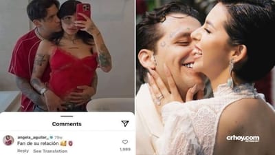 Nodal dice que comentario "fan de su relación" no existió y que crearon perfil falso de Aguilar