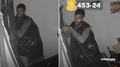 Video capta a hombre robando televisor en una soda en San José