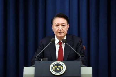 Presidente de Corea del Sur, Yoon Suk Yeol. AFP.