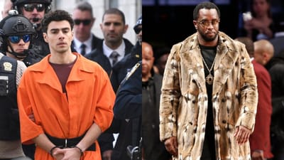 Izquierda: Luigi Mangione. Derecha: Sean ‘Diddy Combs'.
